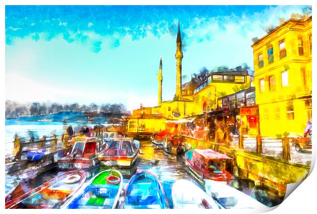 Istanbul Turkey Art Print by David Pyatt