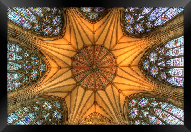 York Minster Chapter House Framed Print by David Pyatt