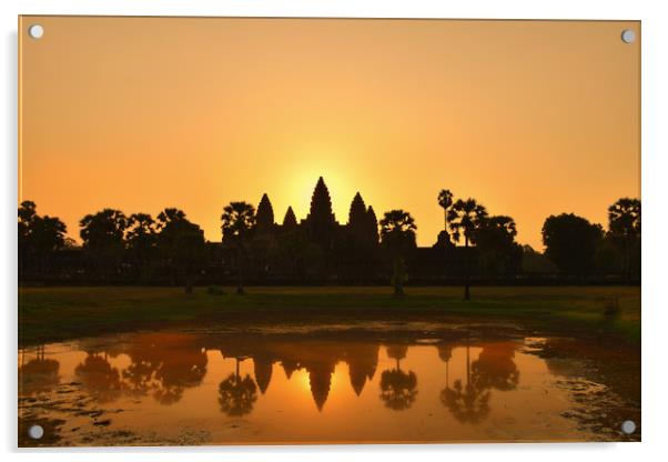 Angkor Wat Acrylic by Scott Anderson