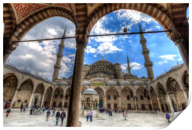 The Blue Mosque Istanbul Print by David Pyatt