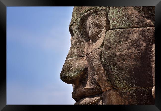  Bayon Temple, Siem Reap Framed Print by Scott Anderson