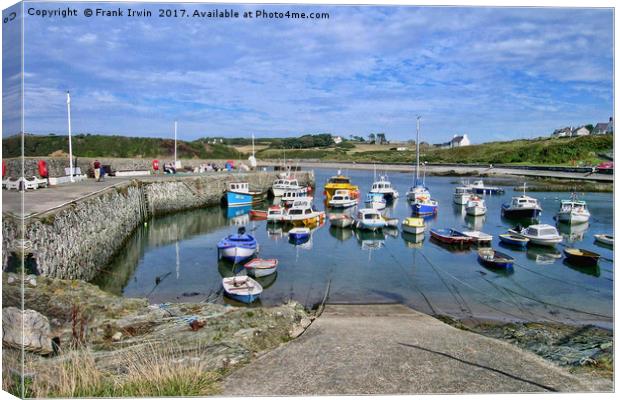 Caemis Bay, Anglesey Canvas Print by Frank Irwin