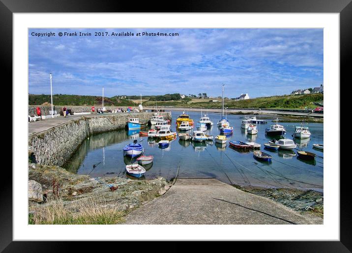 Caemis Bay, Anglesey Framed Mounted Print by Frank Irwin