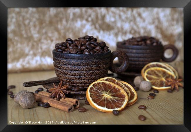Coffee and Spices Framed Print by Tracy Hall