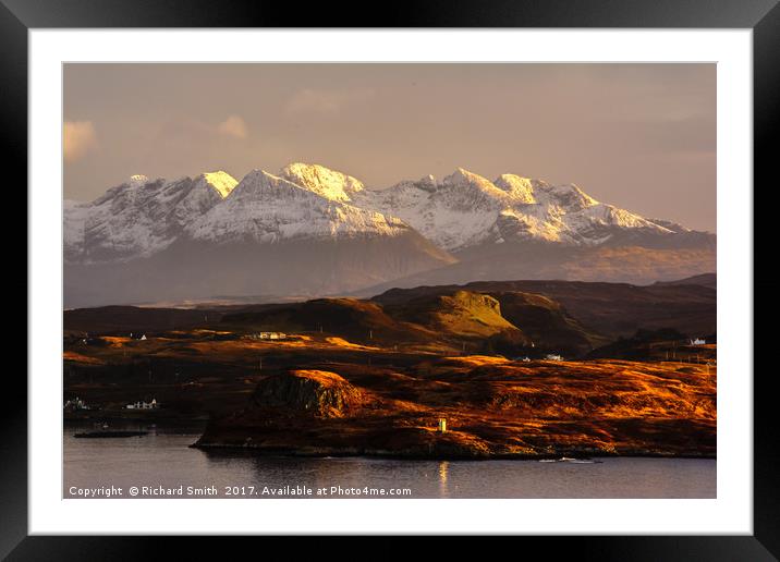 Lighthouse at Ardreck Point Framed Mounted Print by Richard Smith