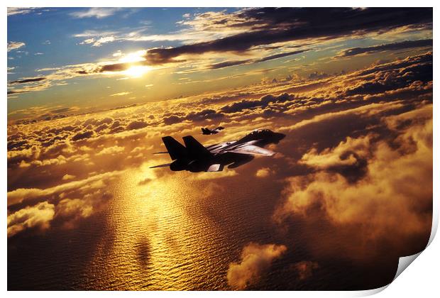 Top Guns Print by J Biggadike