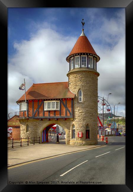 Scarborough Framed Print by Alan Simpson