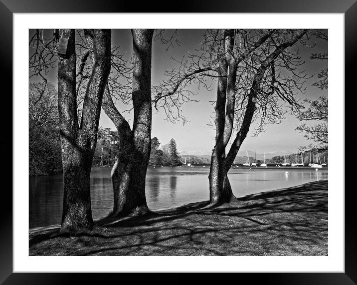Lakeside Framed Mounted Print by David McCulloch