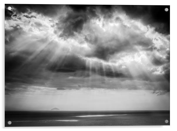 Ailsa Rays - Mono Acrylic by Gareth Burge Photography