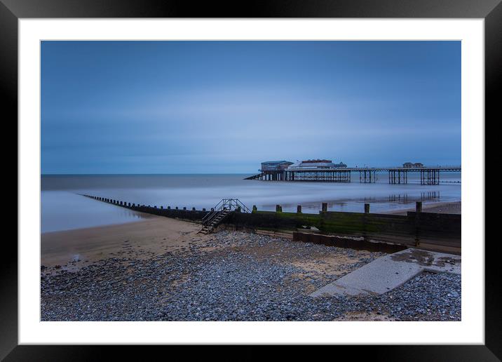 Cromer Pier Framed Mounted Print by Mark Hawkes