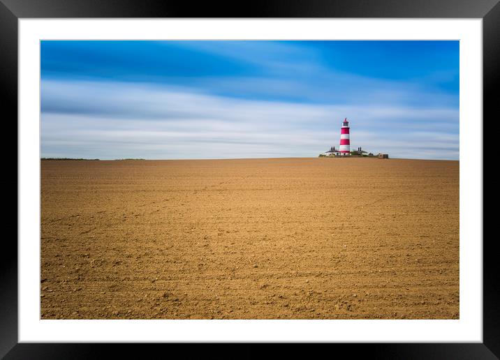 Happisburgh Lighthouse Framed Mounted Print by Mark Hawkes