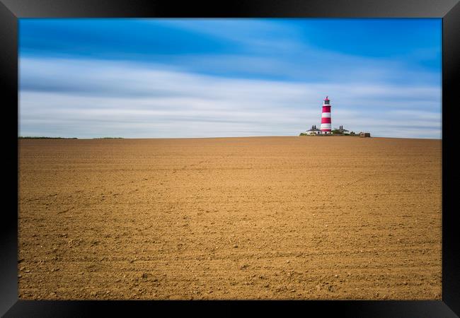 Happisburgh Lighthouse Framed Print by Mark Hawkes