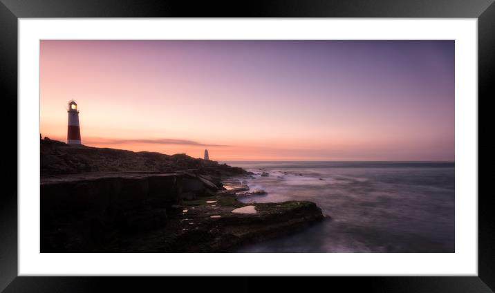 Portland Lighthouse Framed Mounted Print by Chris Sweet