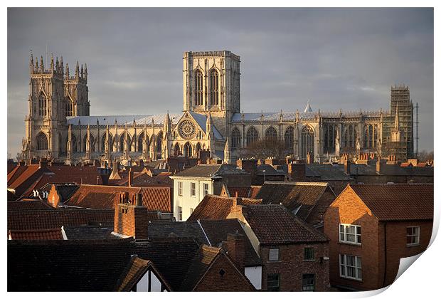 The Cathedral Church of St Peter in York Print by Steve Glover
