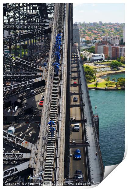 Bridge Climb Print by Angus McComiskey