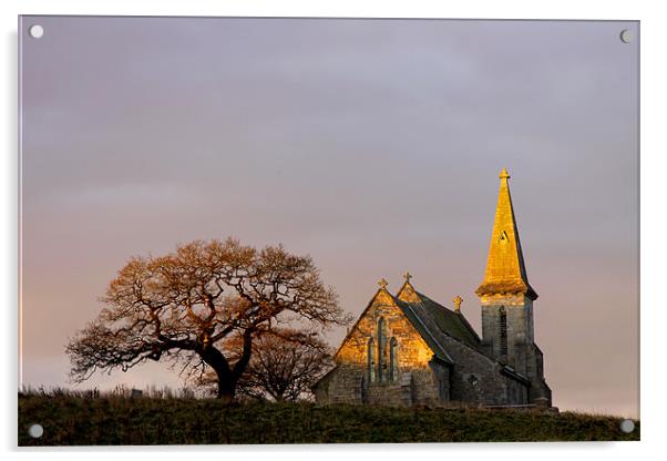 St Andrews Church, Blubberhouses Acrylic by Steve Glover