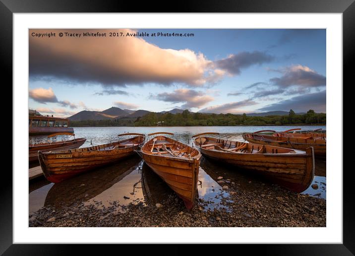 Derwent Morning  Framed Mounted Print by Tracey Whitefoot