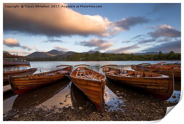 Derwent Morning  Print by Tracey Whitefoot