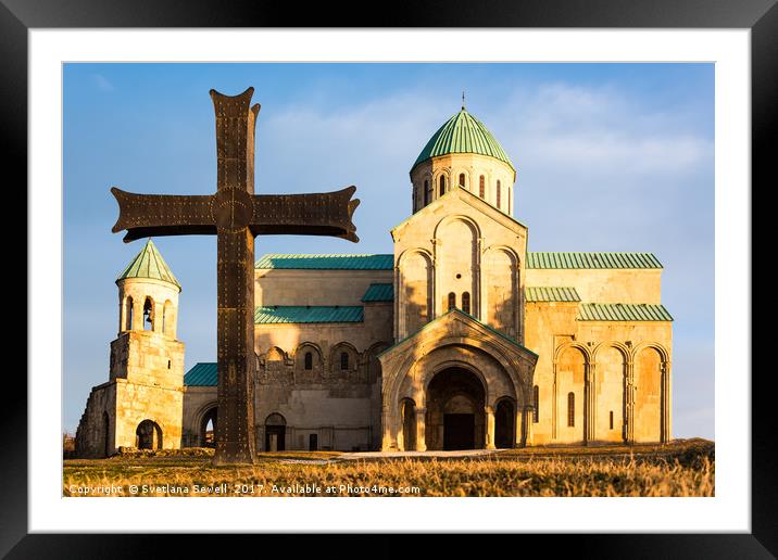The Cathedral of the Dormition Framed Mounted Print by Svetlana Sewell