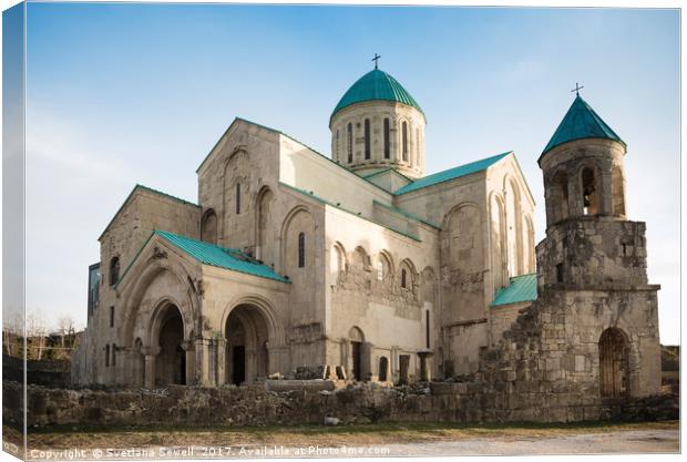 Bagrati Cathedral Canvas Print by Svetlana Sewell