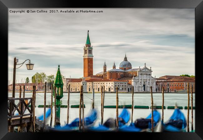 San Giorgio Maggiore, Venice Framed Print by Ian Collins