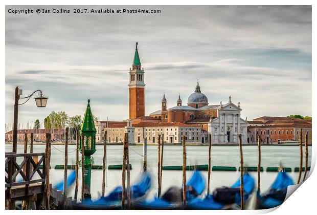San Giorgio Maggiore, Venice Print by Ian Collins