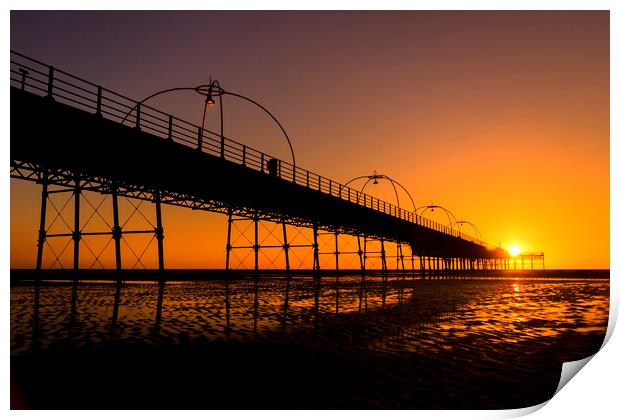 SUNSET AT SOUTHPORT Print by Kevin Elias