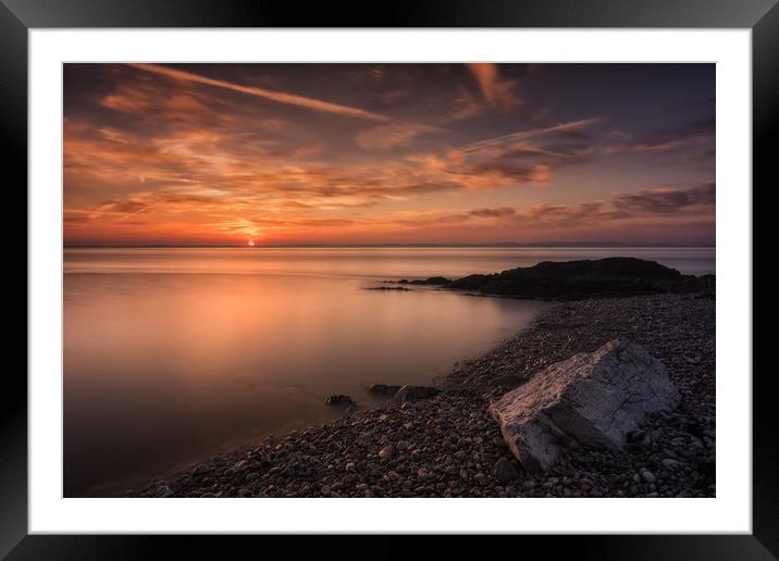 Breaking the Horizon Framed Mounted Print by Chris Sweet