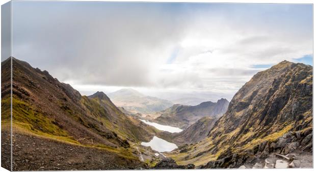 Snowdon clearing Canvas Print by Owen Bromfield