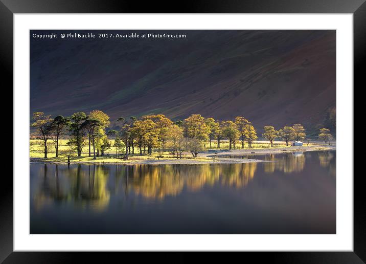 Afternoon Light on Buttermere Framed Mounted Print by Phil Buckle