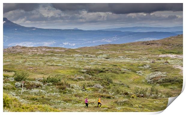 trail running Print by Hamperium Photography