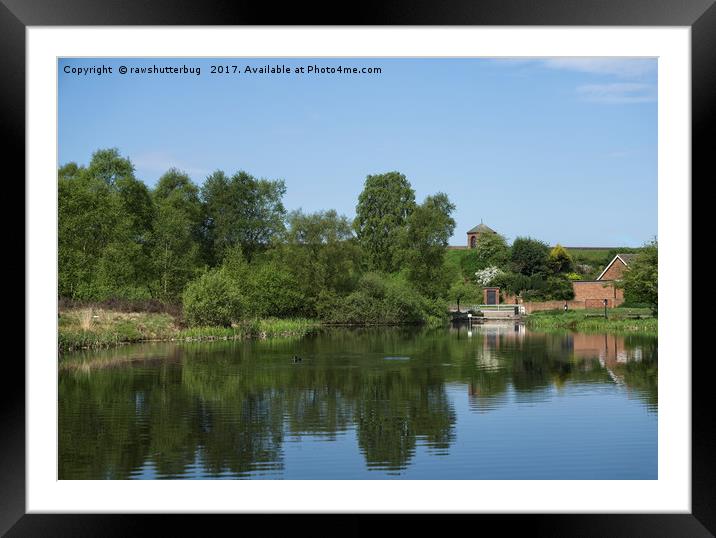 The Anglesey Branch Framed Mounted Print by rawshutterbug 