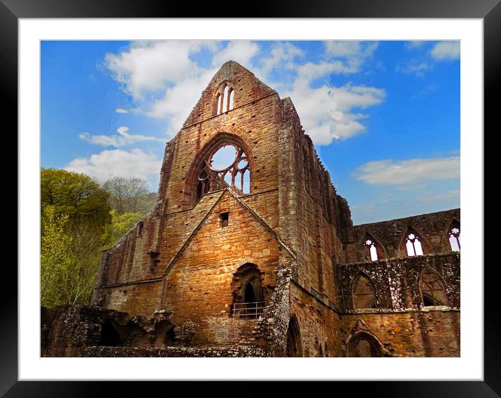 tintern abbey wales Framed Mounted Print by paul ratcliffe