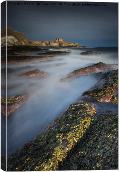 Tantallon Castle Canvas Print by Keith Thorburn EFIAP/b