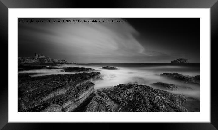Tantallon and Bass Rock Framed Mounted Print by Keith Thorburn EFIAP/b