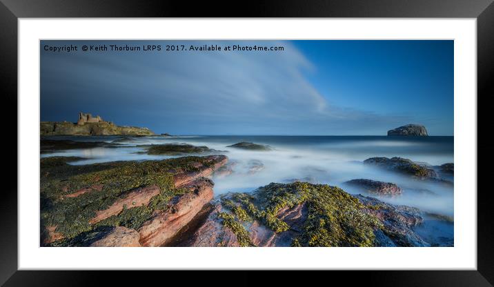 Tanatllon and Bass Rock Framed Mounted Print by Keith Thorburn EFIAP/b