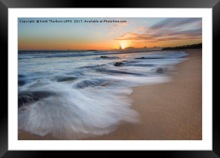 Seacliff Beach Framed Mounted Print by Keith Thorburn EFIAP/b