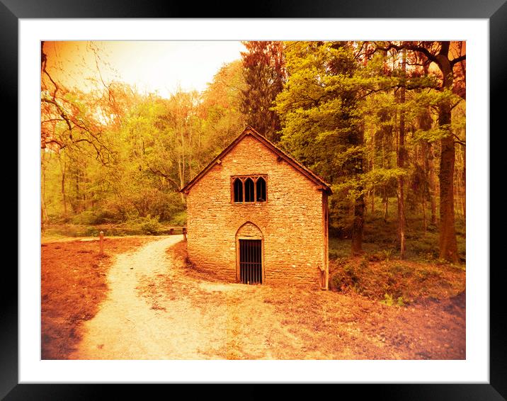 OLD VICTORIAN PUMP HOUSE Framed Mounted Print by paul ratcliffe