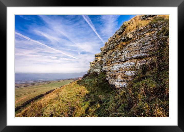 St Catherines Hill Framed Mounted Print by Wight Landscapes