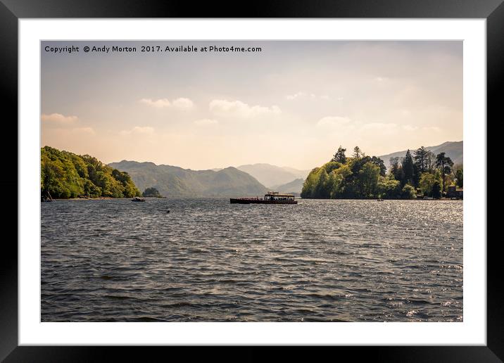 Lake Keswick Framed Mounted Print by Andy Morton