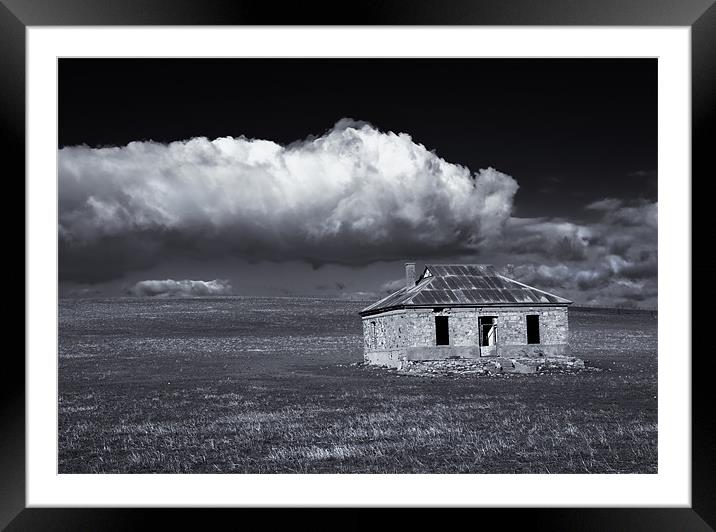 Outback Ruin Framed Mounted Print by Mike Dawson