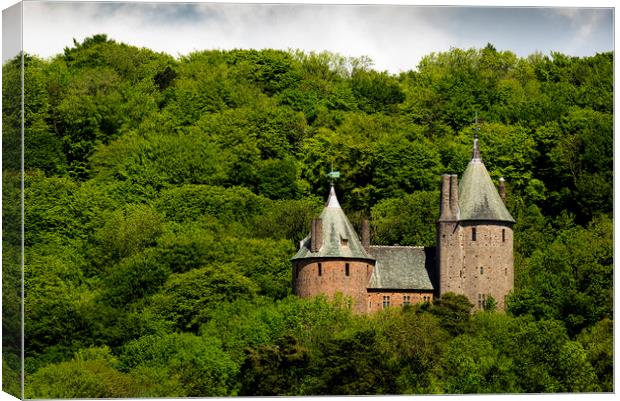 Castell Coch Canvas Print by Andrew Richards