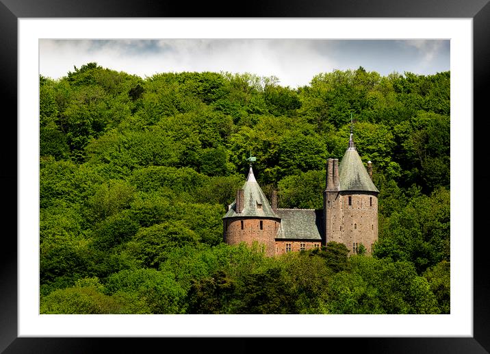 Castell Coch Framed Mounted Print by Andrew Richards