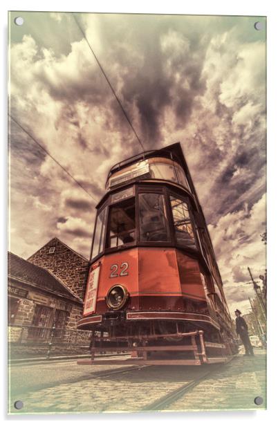 Tram stop Acrylic by sean clifford