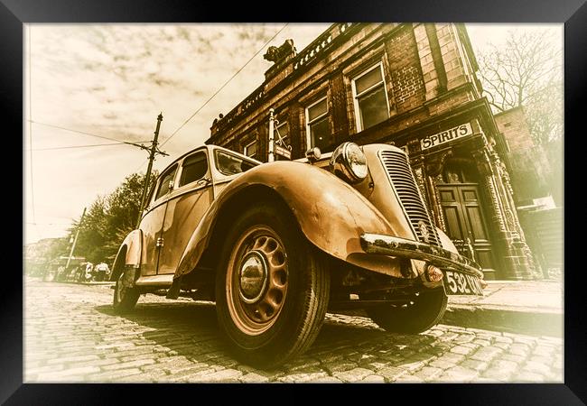 Old car Framed Print by sean clifford