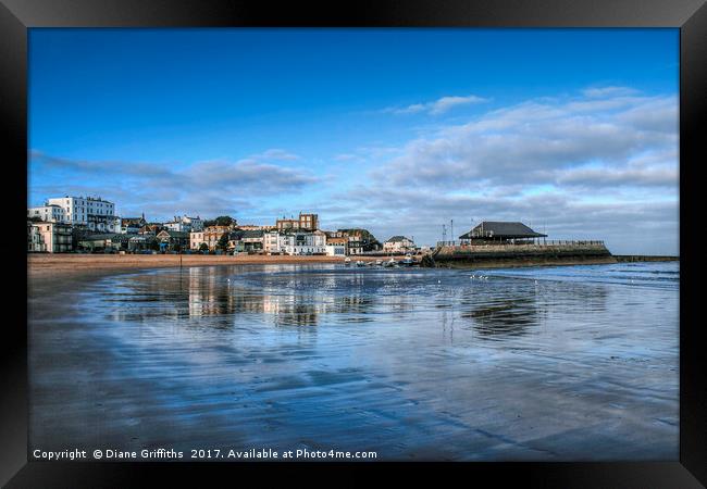 Broadstairs skyline Framed Print by Diane Griffiths