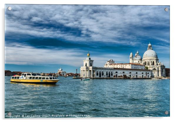 Early Morning Santa Maria della Salute, Venice Acrylic by Ian Collins