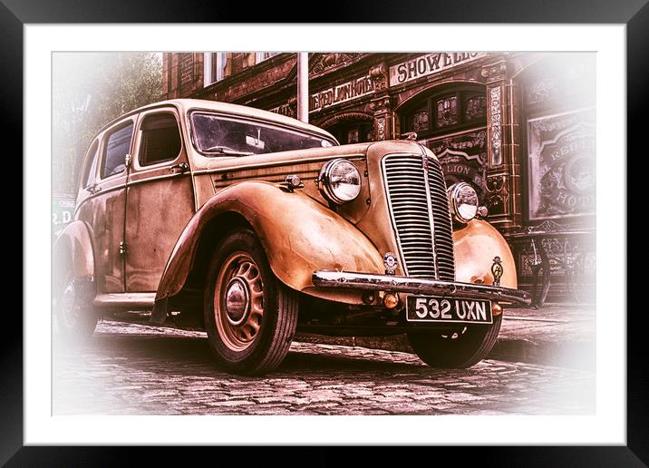 Old Car Framed Mounted Print by sean clifford