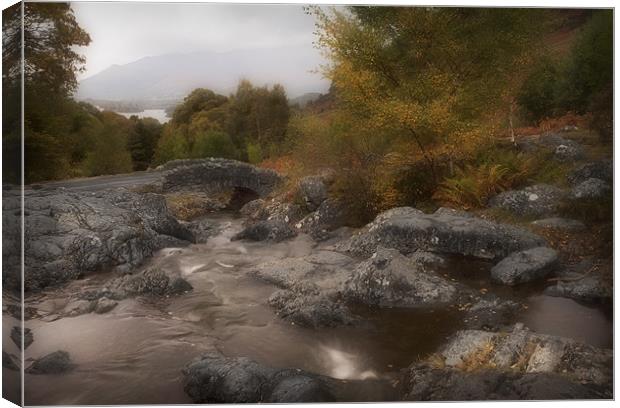 ASHNESS BRIDGE Canvas Print by Anthony R Dudley (LRPS)