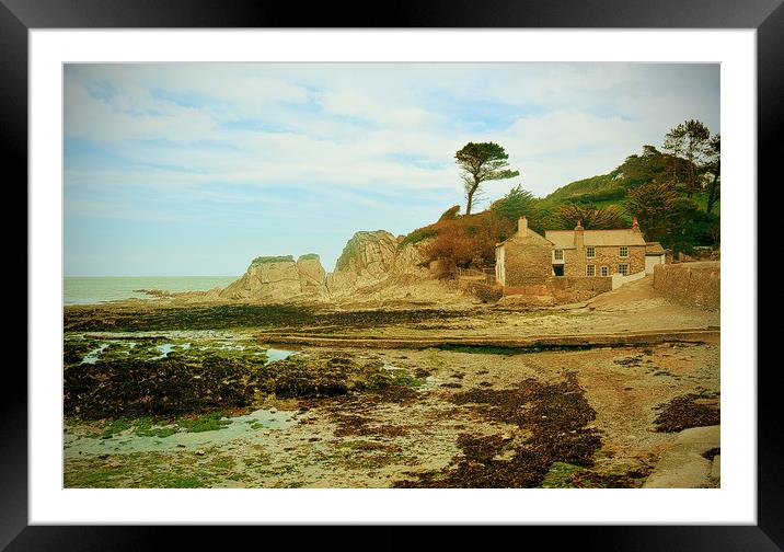 Lee Bay, Ilfracombe Framed Mounted Print by graham young